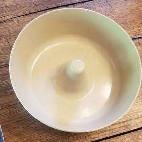 Pm459-ti-484 Anchor Hocking Vintage Microwave 2 Quart Baking Ring Bundt Pan