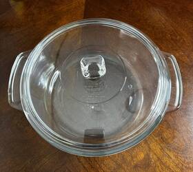 24-1038 Anchor Ovenware 9 Inch/230mm Dia. 2 Quart 2l Clear Casserole Dish And Lid Usa