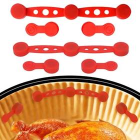 H003-r Andckcer 2 Sets Of High Temperature Resistant Silicone Magnet Clasp Holds Red H003-r Andckcer 2 Sets Of High Temperature Resistant Silicone Magnet Clasp Holds Red