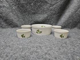 7377 Andrea Sadek 7378 Souffle Dish Ramekins Parsley Design Oven To Table Cook