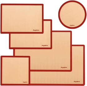 Angadona 445038586516 Silicone Baking Mats Set Of 6 Food Grade Non-stick Reusable Mat Silicon