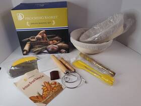 B0c159sdmx Angadona Banneton Bread Proofing Basket Set With Tools New