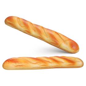 355bf5vs1630f2oyln4y0 Angoily Fake Bread 2pcs Baguette 34.50x5.50x4.00cm Assorted Color
