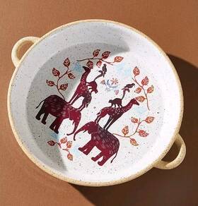 64927254 Anthropologie Maria Lena Pie Dish Nwt Stoneware 11 Inch X 2