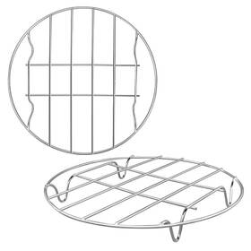 Aracoware 191814403825 2 Pack Round Stainless Steel Cooking Cooling Racks 10x1.18 Oven Safe Multipurp