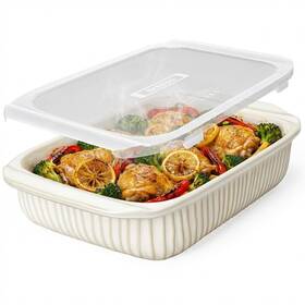 Fa1820 Artena Baking Dish 5.1 Quarts Casserole Dishes For Oven Pan With Handles L