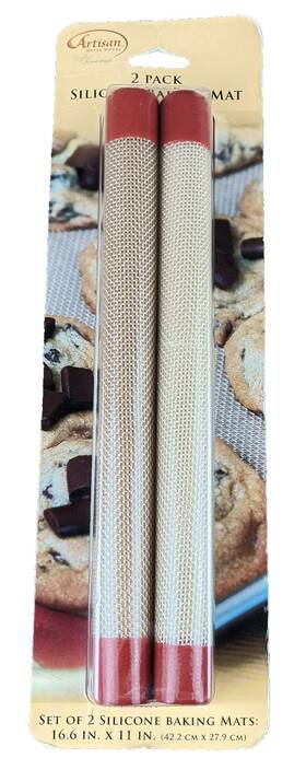 Artisan Metal Work 671080028118 Silicone Baking Mats Set Of 2 - 16.6 Inch X 11 Nip