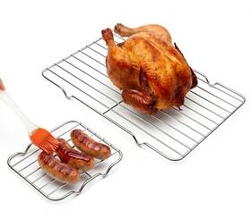 245267-us Asofelk Compact Toaster Oven Rack 2-pack 10x6.2 Inch And 5x4.4 Stainless Steel Roasting R 245267-us Asofelk Compact Toaster Oven Rack 2-pack 10x6.2 Inch And 5x4.4 Stainless Steel Roasting R