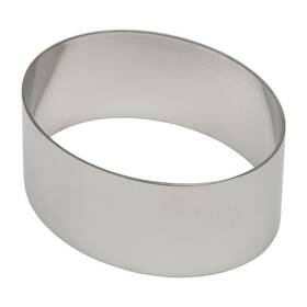 Ateco 014963049020 Oval Stainless Steel Form 4 By 1.38-inches High