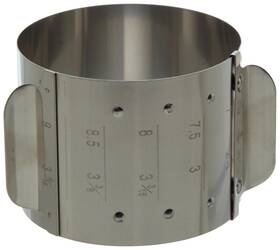Ateco 014963049112 Adjustable Mold 5 Sizes In 1 Stainless Steel 2.15-inches High