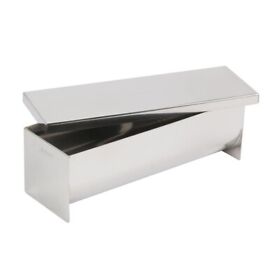 A4916 Ateco 4916 9inch Stainless Steel Terrine Mold With Cover And Round Bottom