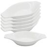 Au Gratin Baking Dishes Rarebit Fine White Porcelain 10 Inches Extra Deep
