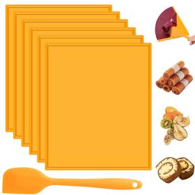 Avkast 727824834832 6pcs Silicone Dehydrator Sheets With Edge Fruit Leather Trays Compatible