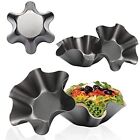 Aybloom Tortilla Pan Set 6pcs Non-stick Carbon Steel Taco Salad Bowl