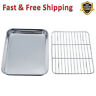 B01ncw7owm Teamfar Toaster Oven Tray Rack Set Stainless Steel Non Toxic
