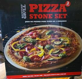 Backyard Grill 076753346467 Pizza Stone Peel And Cutter Ceramic 15 Inches Backyard Grill 076753346467 Pizza Stone Peel And Cutter Ceramic 15 Inches