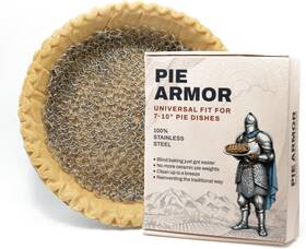 Bakebarn 726084478633 Pie Armor Universal Fit Weight For 7-10 Inch Pies Durable Alternative To T