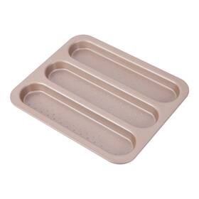 Bakeley 772060235592 Anaeat Mini Reusable Silicone Bread Pan Set Of 3 Non-stick And Flexible Safe