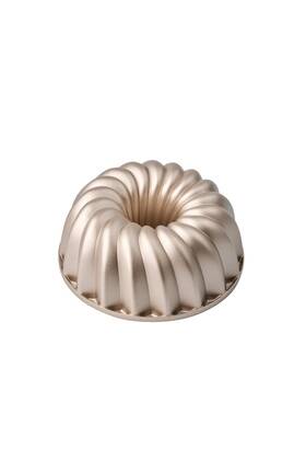 23.7x23.7x9.8cm Bakemaster 40190 Classic Bundt Pan Champagne -