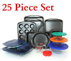 Baker S Secret Pyrex Baking Pan Cookie Sheet Cup Cake Muffin Glass Bowl Dish Non Stick Oven Set 608729564768