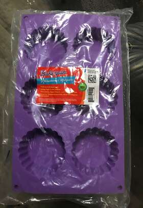 Bakerpan 817454020566 Set Of 2 Silicone 2-7/8 Inch Round Tart Mold