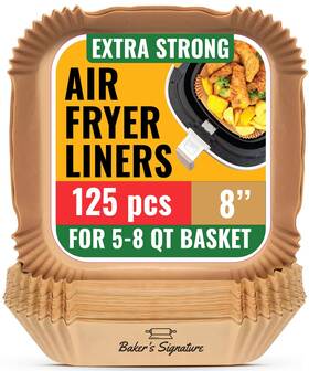 Bakers Signature 850023988560 Air Fryer Paper Liners 120pcs Disposable Non-stick And Oil P