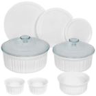 Bakeware Corningware Corning Ware Non Stick Ceramic Casserole Baking 10 Piece Set By New 611051118455