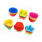 Bakingcups-36pcs Fantastic Zone Silicone Muffin Cups Pcs Reusable Heat 762360002581