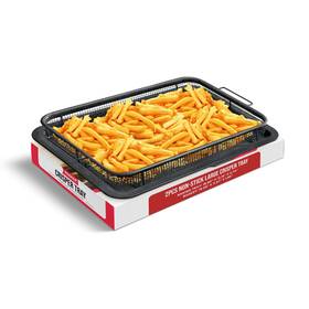 Bakken- Swiss 850053769221 Crisper Tray Gray Marble Coating - 2-piece Set Non-stick Basket Design For H