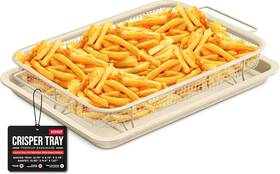 Bakken- Swiss 850053769276 Crisper Tray - 2-piece Set 9.5 Inch X 13 White Marble