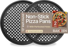 Bakpiz22grm Bakkenmaster Bakken Pizza Baking Pan - Round Perforated Carbon Steel With Non-stick Ma Bakpiz22grm Bakkenmaster Bakken Pizza Baking Pan - Round Perforated Carbon Steel With Non-stick Ma