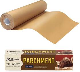 Baklicious 445000239297 Unbleached Parchment Paper Roll For Baking 13 In X 242 Ft 249 Sq.ft Bakliciou Baklicious 445000239297 Unbleached Parchment Paper Roll For Baking 13 In X 242 Ft 249 Sq.ft Bakliciou