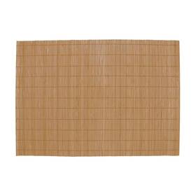 Bamboomn 937259121344 Bamboo Placemat/sushi Rolling Mat - 18 X 13 Brown 4 Pcs