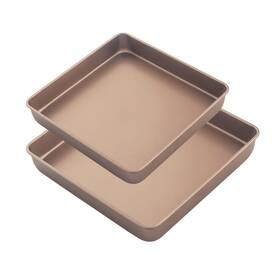 Nws240826001 Barlket Square Baking Sheet 11x11 Inch And 9x9 Heavy Duty Non-stick Jell