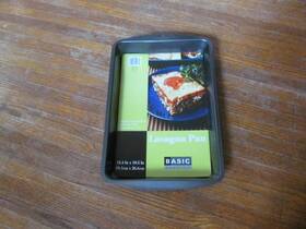Basic Essentials 048552140669 15.4 Inch X 10.5 Lasagna Pan Non-stick Dishwasher Safe