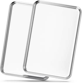 Bastwe 744110182583 Baking Sheets Set Of 2 20 Inch Stainless Steel Bakeware Pans Hea