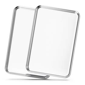 Bastwe 749235417435 Baking Sheets Set Of 2 20 Inch Stainless Steel Bakeware Pans Healthy