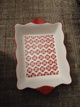 1613215 Baum Medley Oven To Table Baking Dish Red Costco