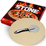 Bc63dfiytj Benicci Large Round Pizza Stone Durable Safe Thermarite 689742223887