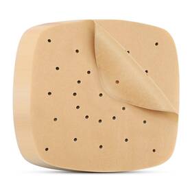 Bcus520327 Beasea Perforated Parchment Paper 200pcs 7 Inch Air Fryer Unbleached Filter Square