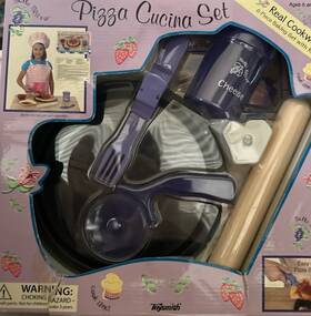 58361 Bella Cucina By Toysmith Bistro Pizza Set 6 Pc Baking Includes Real Cookware For Kids