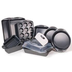 Berghoff 413821350189 11pc Perfect Slice Bakeware Set Grey Berghoff 413821350189 11pc Perfect Slice Bakeware Set Grey