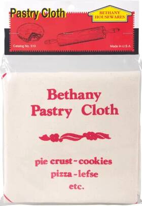 Bethany Housewares 735343099090 Pastry Cloth 19 Inch Cotton Shrinkwrapped 1 Pack Tan