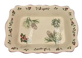 Bh59-036-099-05 Better Homes & Gardens And Heritage Baker Christmas/winter Collection 13.75x9.75 Inch