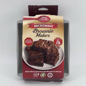 Bcb-3000 Betty Crocker Microwave Brownie Maker Plastic Gray Bcb-3000 Betty Crocker Microwave Brownie Maker Plastic Gray