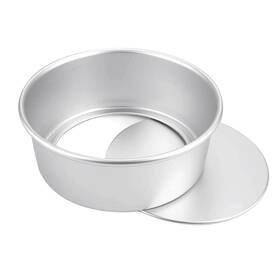 Bezall 637122079951 8 Inch Round Cake Pan Non-stick Baking Pans With Removable Bottom Alum Bezall 637122079951 8 Inch Round Cake Pan Non-stick Baking Pans With Removable Bottom Alum