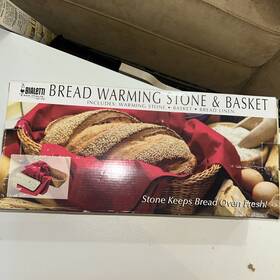 Bialetti 076753069533 Vintage Bread Warming Stone Casa Italia