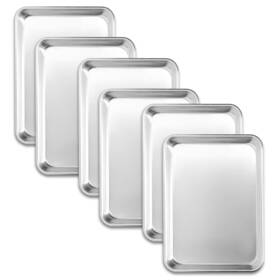 Lp-1013-6 Bieama 6 Pack Quarter Size 13 Inch 10 Baking Sheet Pan Aluminum Commercial Coo