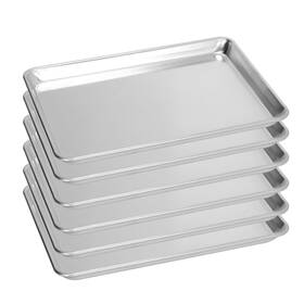 Lp-1521-6 Bieama 6 Pack 15 Inch 21 Baking Sheet Pan Aluminum Commercial Cookie Sheets Fo