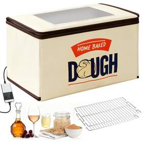 Bpb250903 Blubyees Upgraded Folding Bread Proofing Box With 3-sided Heating Built-in Ntc Sensor